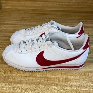 Nike Classic Cortez  White Red Crush 807471-108 Women’s size 9.5